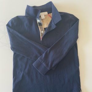 BURBERRY Children Long-Sleeve Polo